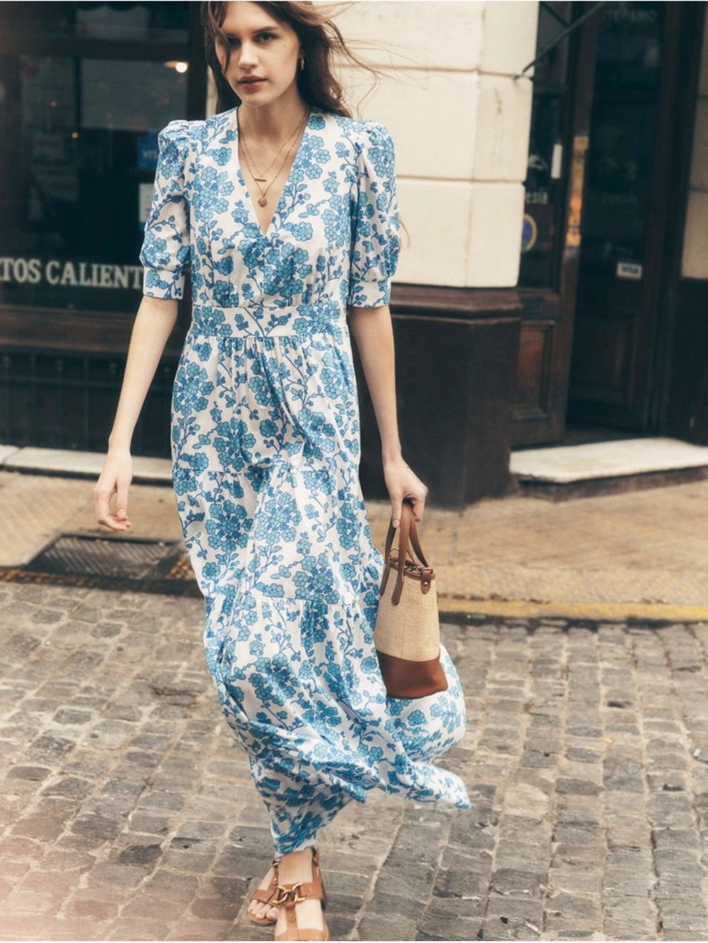 Boden Bella Puff Sleeve Maxi Dress- NWT Sz 12R